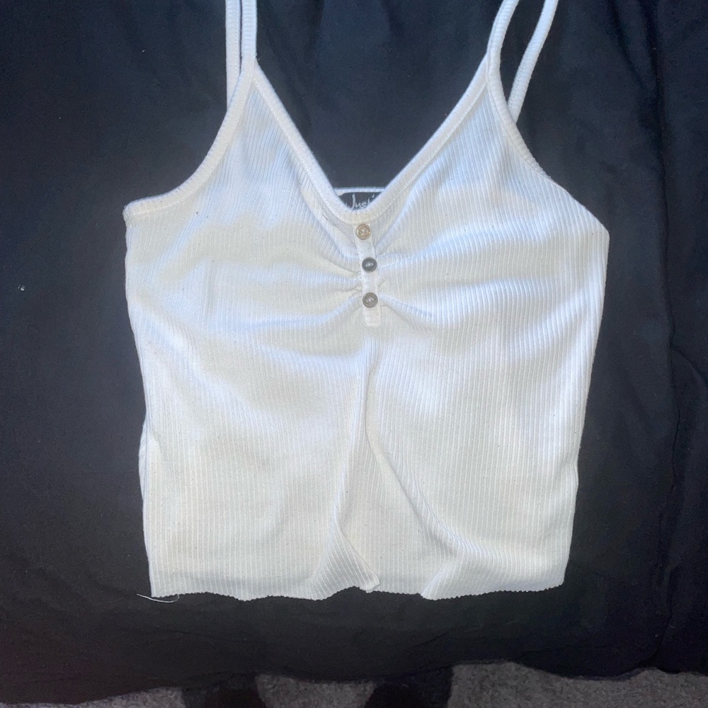 White tank top